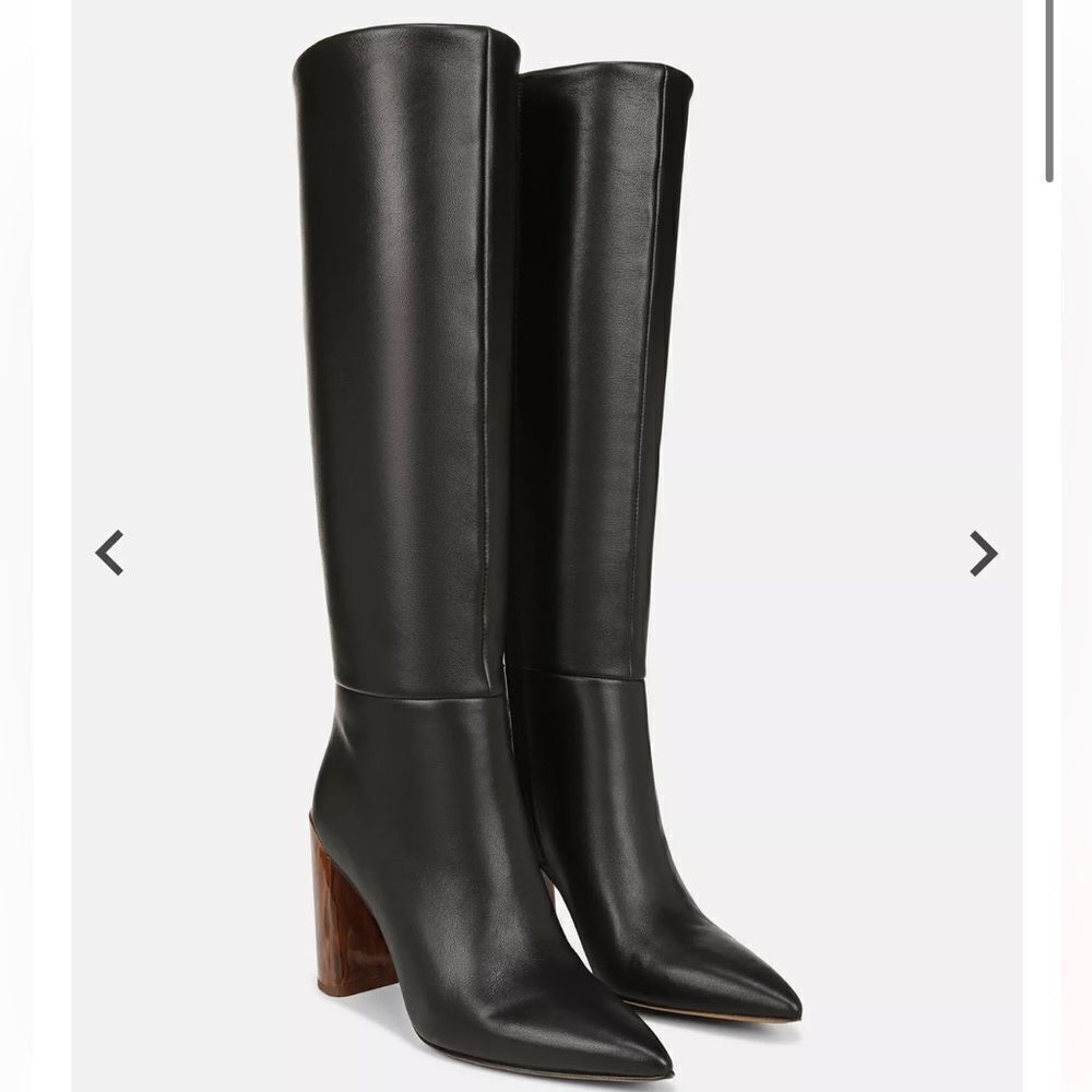 Vince Pilar knee high leather boots